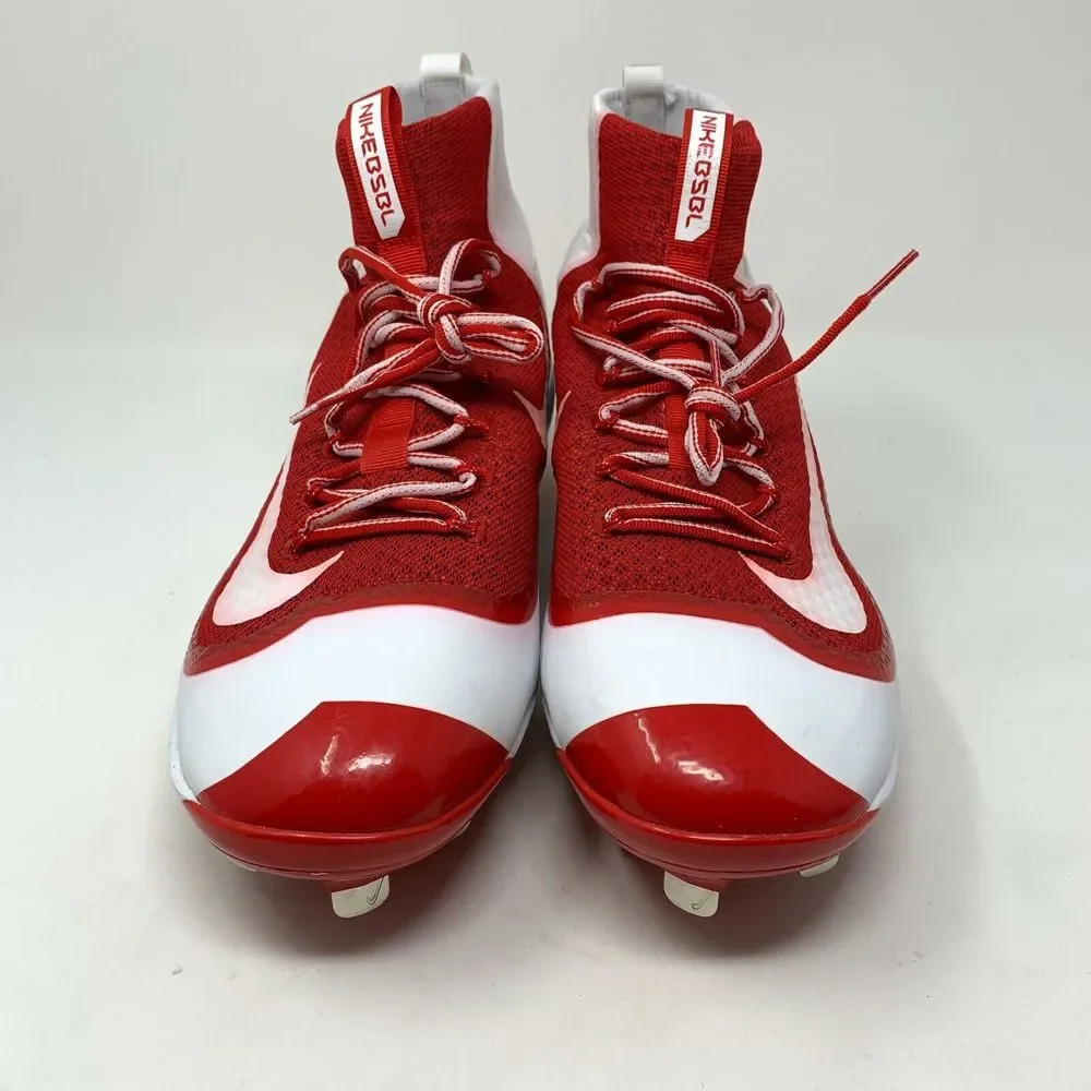 Nike Air Huarache 2K Filth Elite Mid‎ Baseball Cleats Men's size 14 Red White